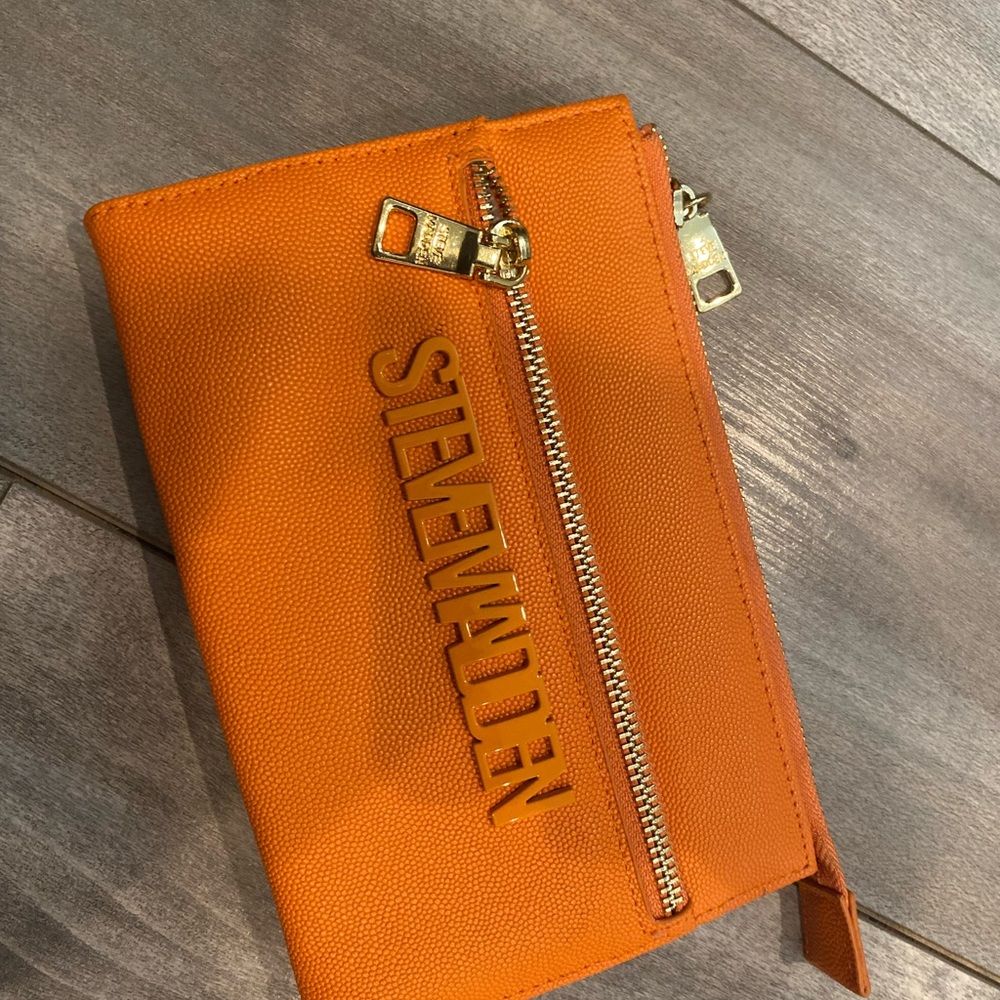 Steve Madden Vibrant Orange Clutch